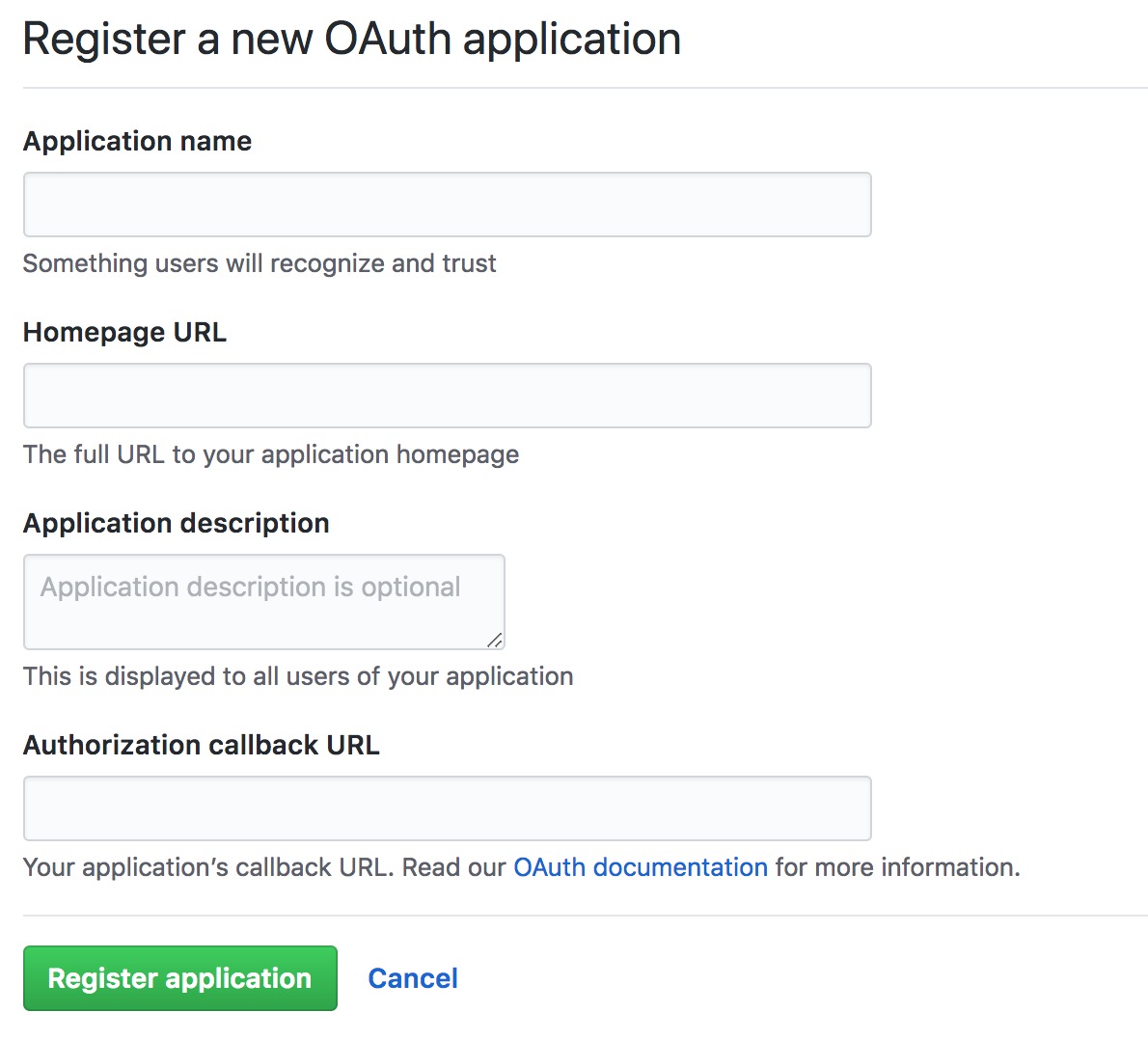 Register Application